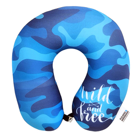 CUELLO MICROFIBRA - CAMUFLADO AZUL